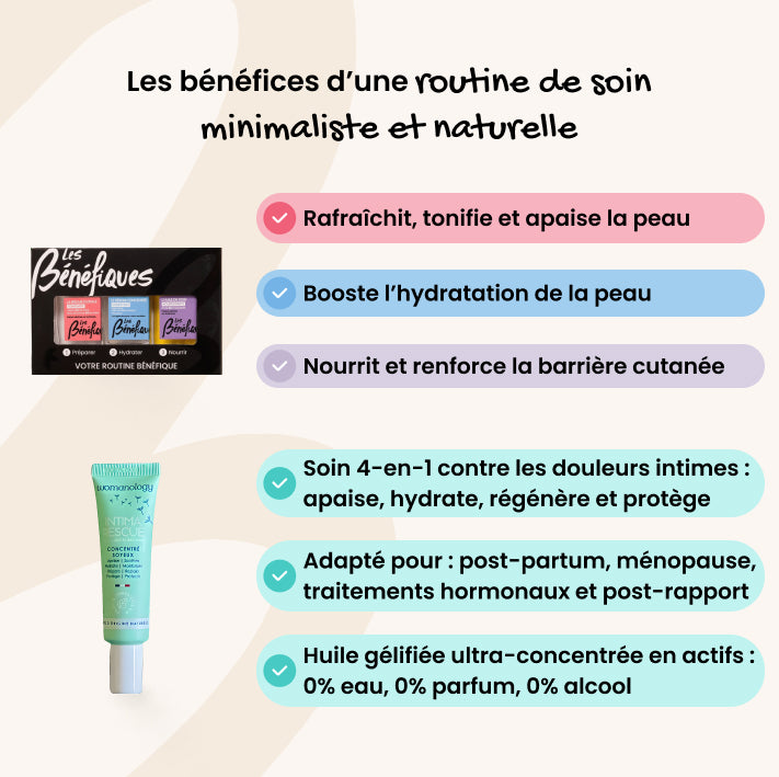 Coffret Octobre Rose — Intima Rescue 20 ml × Routine Pro-âge Les Bénéfiques